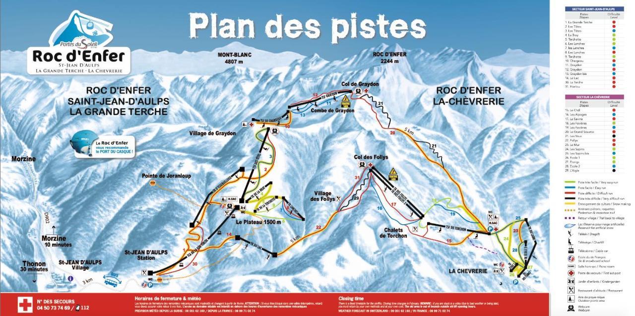 Saint-Jean-dʼAulps Relai S11 Grand Et Lumineux Studio Avec Coin Montagne 4-6 Pers, Wifi, 30M Des Pistes, Grand Balcon, Draps Non Compris מראה חיצוני תמונה
